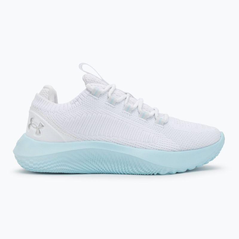 Buty treningowe damskie Under Armour Dynamic 2 white/stream/metallic silver 2
