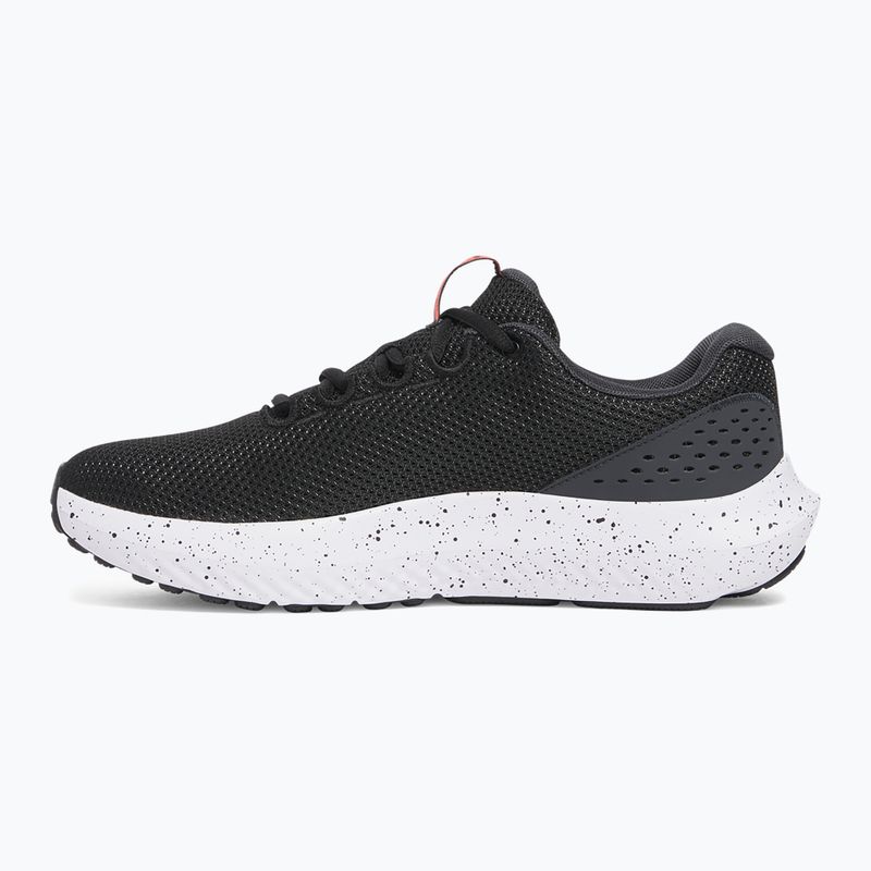 Buty do biegania męskie Under Armour Charged Surge 4 black/anthracite/ares red 2