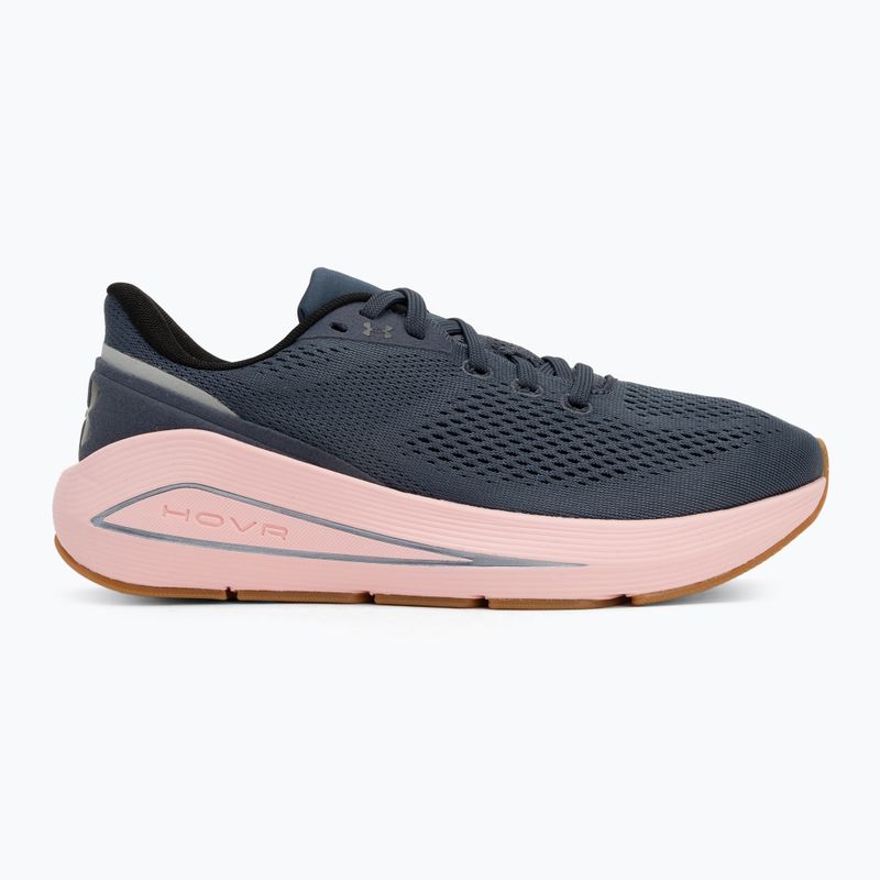 Buty do biegania damskie Under Armour Sonic 7 downpour gray/prime pink/black 2