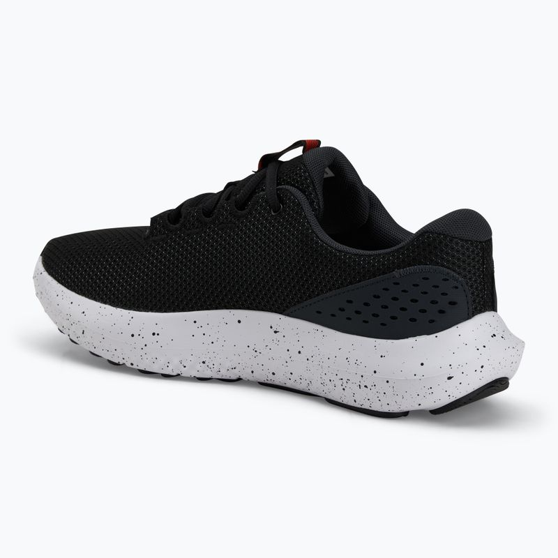 Buty do biegania męskie Under Armour Charged Surge 4 black/anthracite/ares red 3
