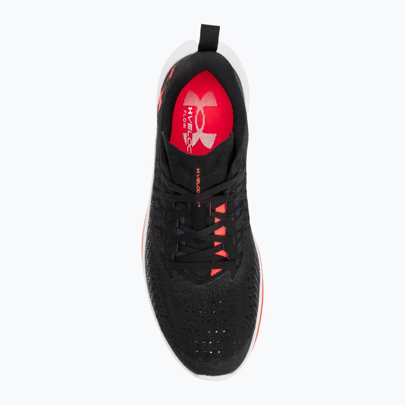 Buty do biegania męskie Under Armour Velociti 4 black/anthracite/ares red 5