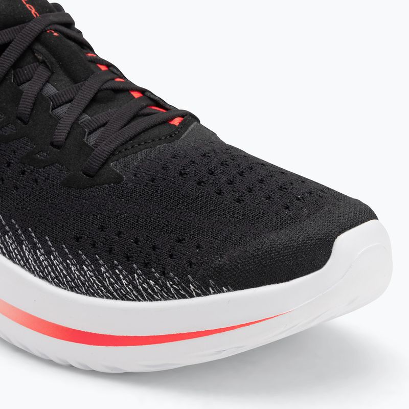 Buty do biegania męskie Under Armour Velociti 4 black/anthracite/ares red 7