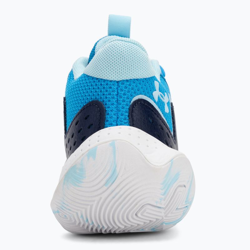 Buty koszykarskie dziecięce Under Armour Grade School Jet '23 electric blue/midnight navy/stream 6