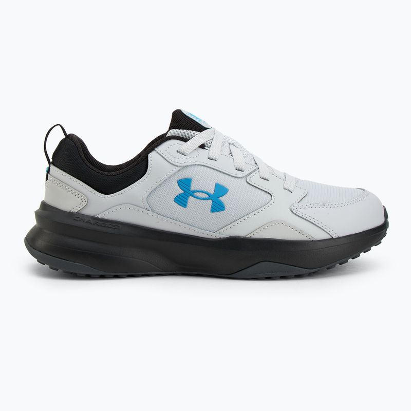Buty treningowe męskie Under Armour Charged Edge halo gray/black/ether blue 2