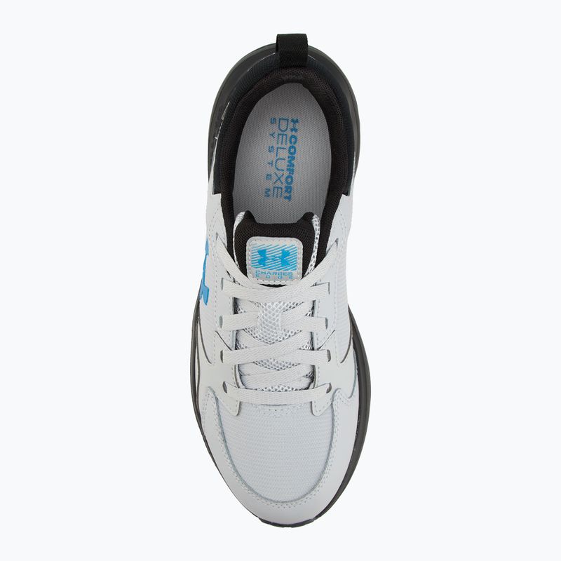 Buty treningowe męskie Under Armour Charged Edge halo gray/black/ether blue 5