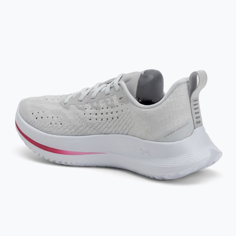 Buty do biegania damskie Under Armour Velociti 4 SE halo gray/mod gray/shaded fuchsia 3