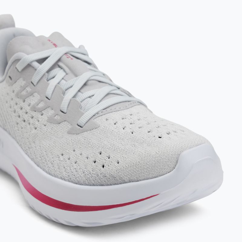 Buty do biegania damskie Under Armour Velociti 4 SE halo gray/mod gray/shaded fuchsia 7