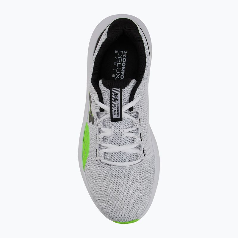 Buty do biegania męskie Under Armour Charged Surge 4 white/hyper green/black 4
