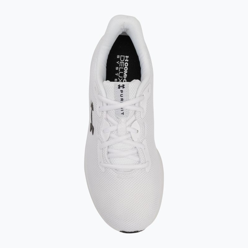 Buty do biegania męskie Under Armour Charged Pursuit 4 white/white/black 5