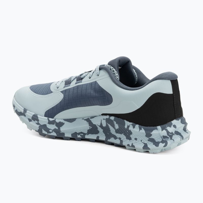 Buty do biegania męskie Under Armour Charged Bandit Trail 3 downpour gray/harbor blue/hyper green 3
