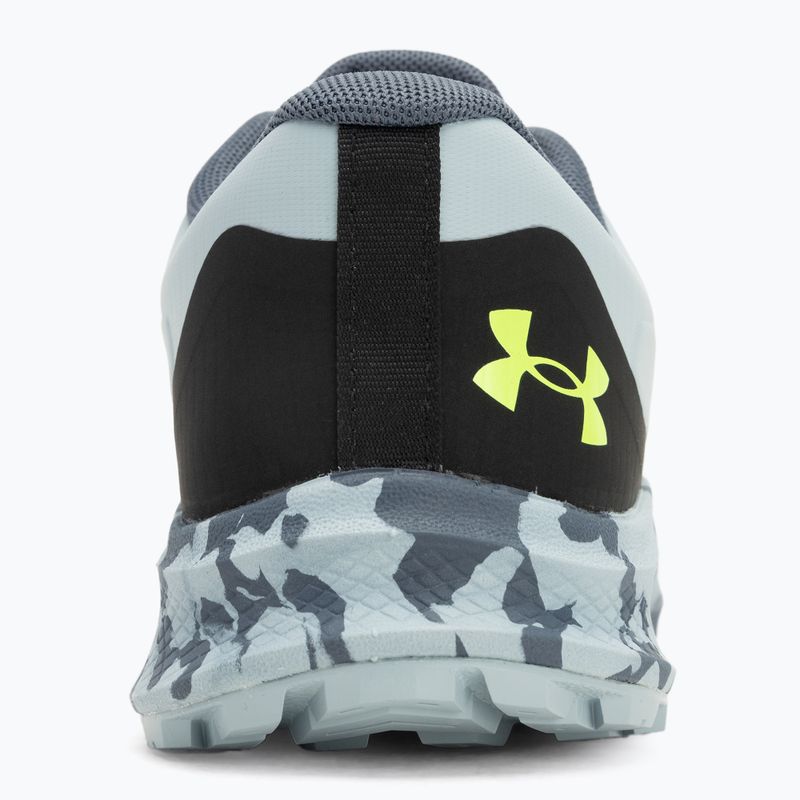 Buty do biegania męskie Under Armour Charged Bandit Trail 3 downpour gray/harbor blue/hyper green 6