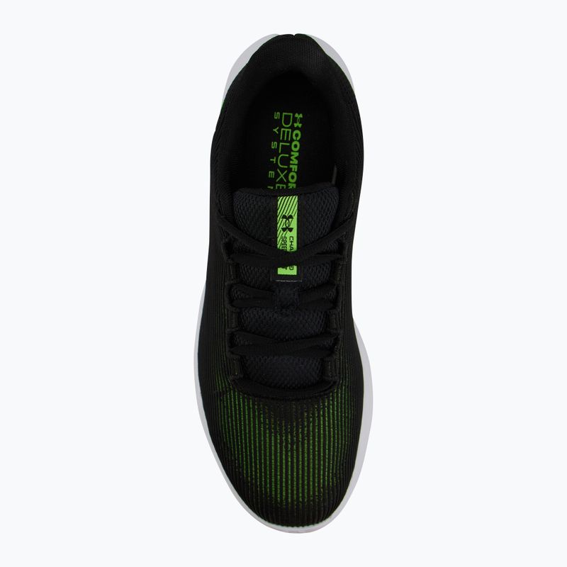 Buty do biegania męskie Under Armour Charged Speed Swift black/black/hyper green 5