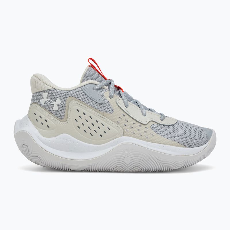 Buty do koszykówki Under Armour Jet' 23 mod gray/ares red/white 2