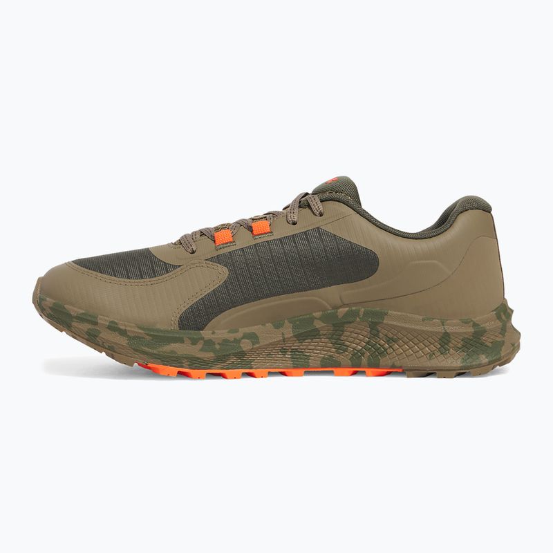 Buty do biegania męskie Under Armour Charged Bandit Trail 3 marine od green/bayou/ares red 2
