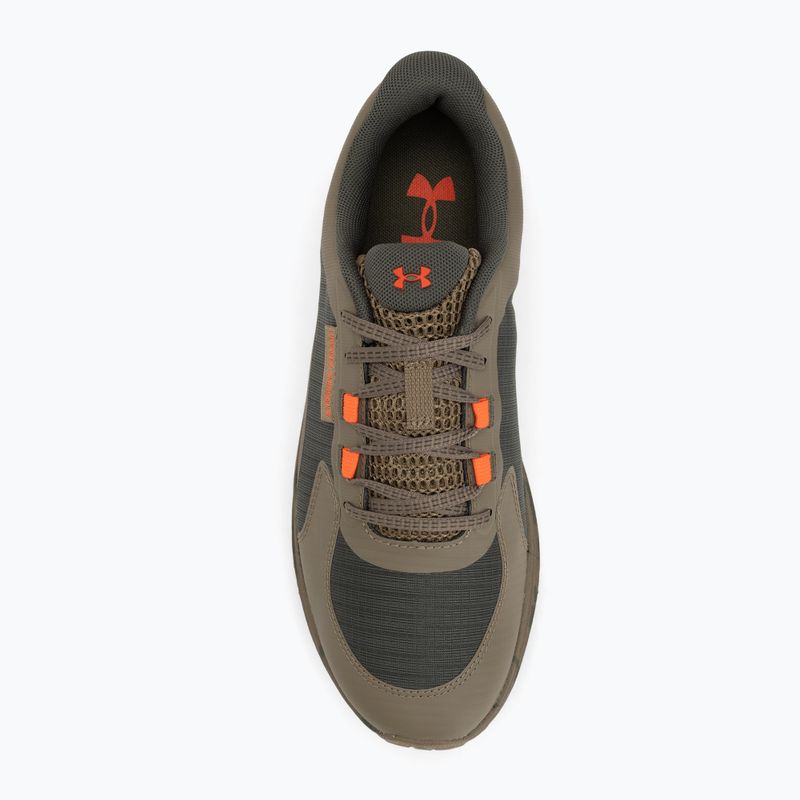Buty do biegania męskie Under Armour Charged Bandit Trail 3 marine od green/bayou/ares red 5