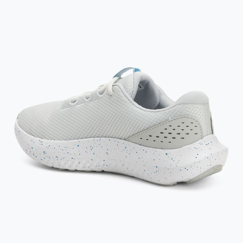 Buty do biegania damskie Under Armour Charged Surge 4 distant gray/halo gray/ether blue 3