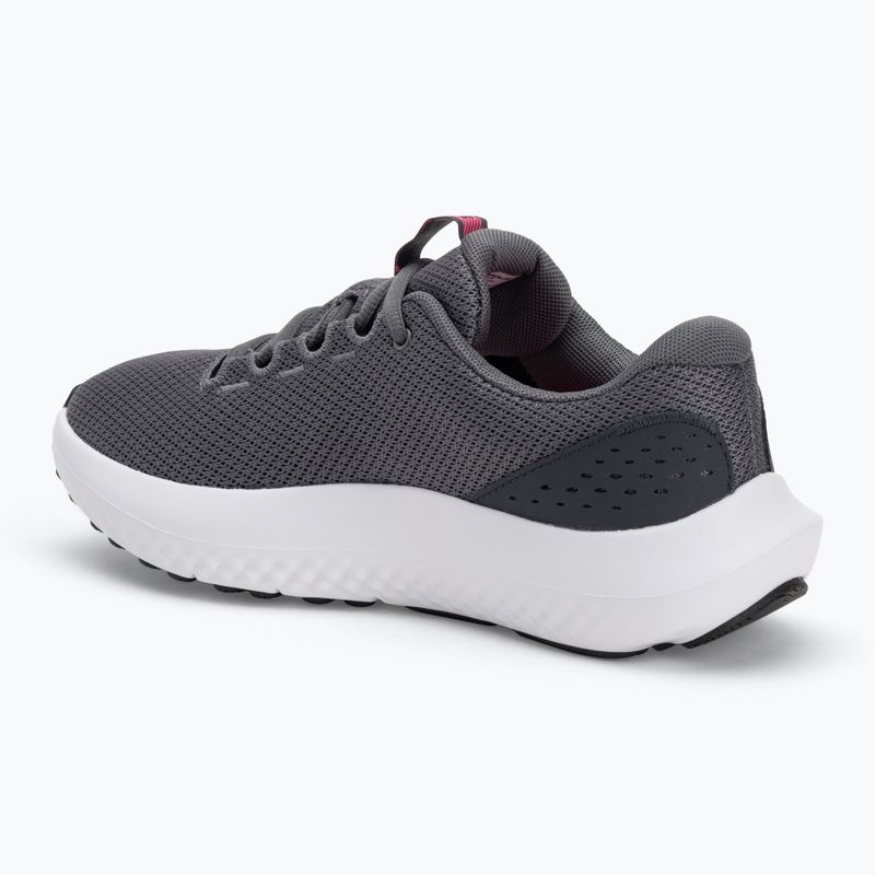 Buty do biegania damskie Under Armour Charged Surge 4 castlerock/anthracite/aero pink 3