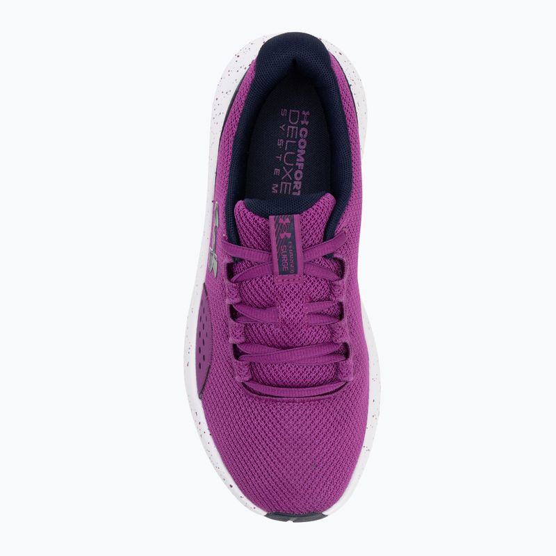 Buty do biegania damskie Under Armour Charged Surge 4 andromeda purple/midnight navy/midnight navy 5