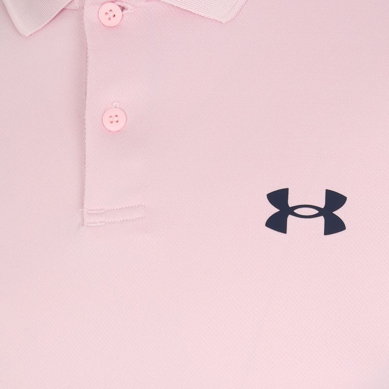 Koszulka polo męska Under Armour Matchplay Polo prime pink/midnight navy 3