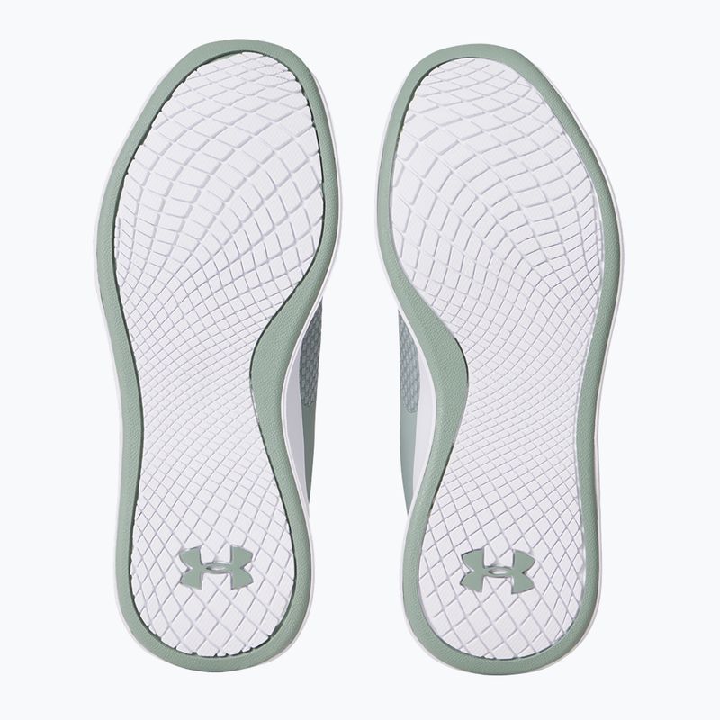 Buty treningowe damskie Under Armour Charged Aurora 2+ silica green/white/metallic silica 5
