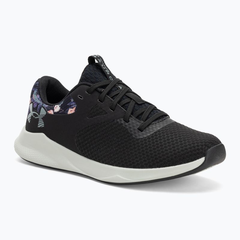 Buty treningowe damskie Under Armour Charged Aurora 2+ black/hydro green/metallic warm silver