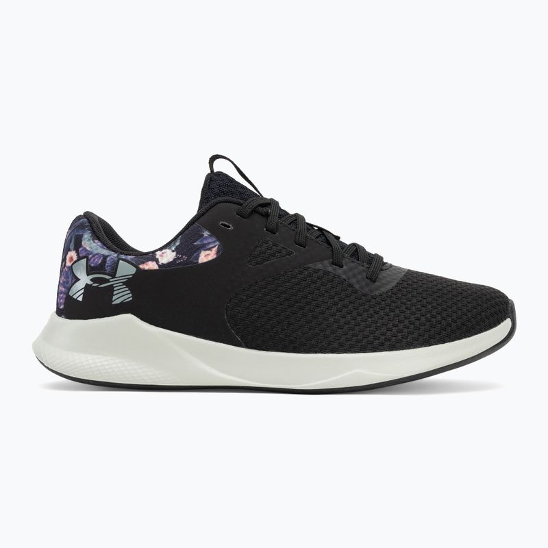 Buty treningowe damskie Under Armour Charged Aurora 2+ black/hydro green/metallic warm silver 2