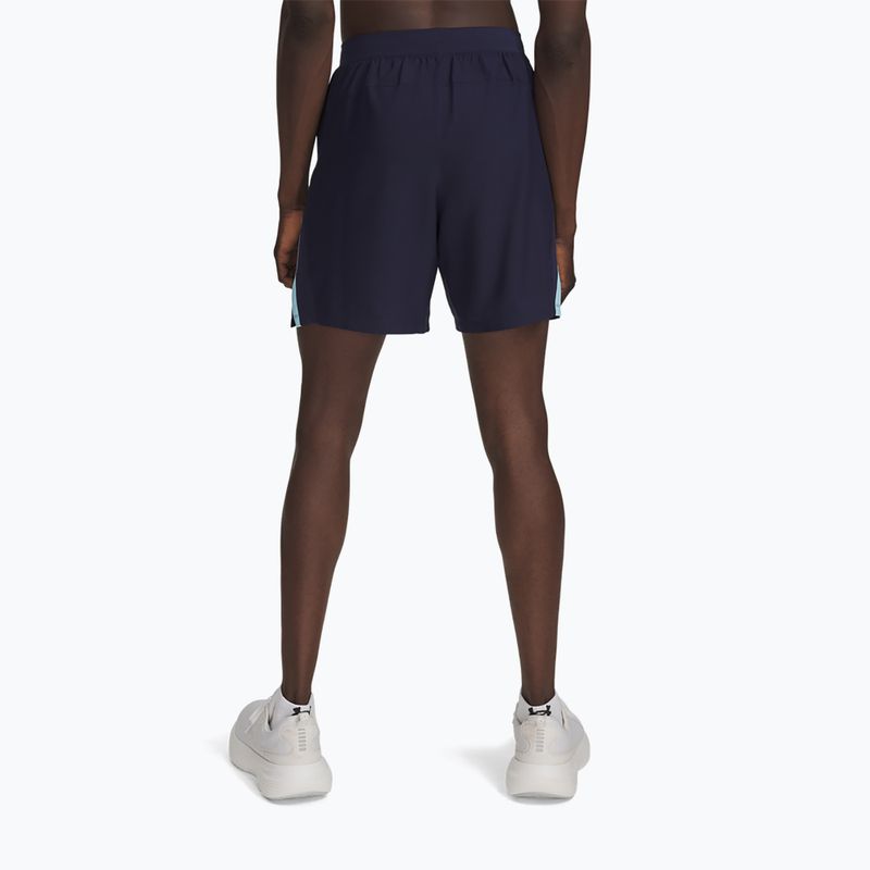 Spodenki do biegania męskie Under Armour Launch 7" midnight navy/stream /reflective 3
