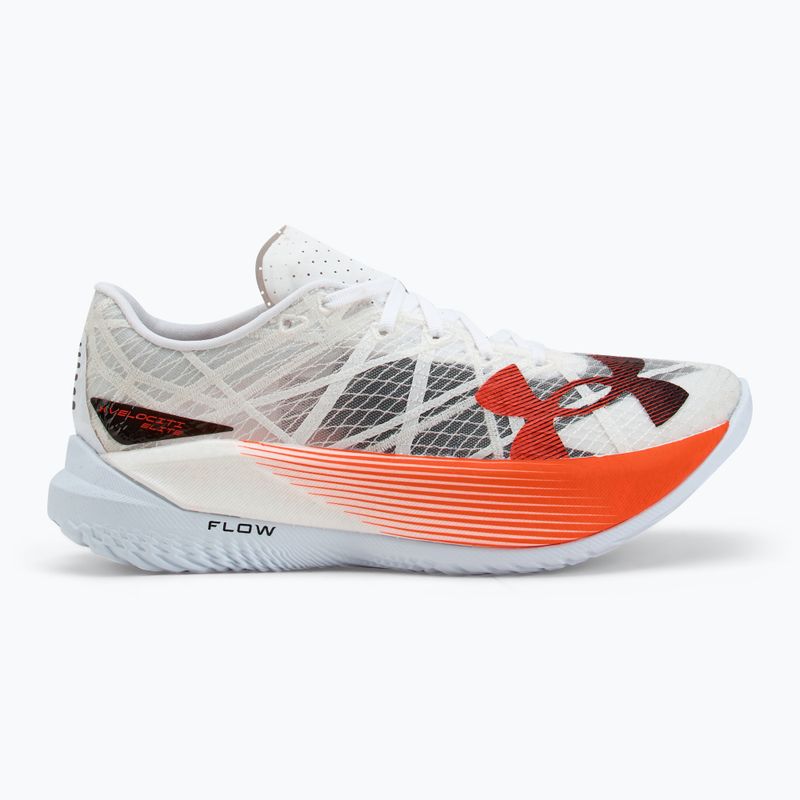 Buty do biegania męskie Under Armour Velocity Elite 2 white/ares red/black 2