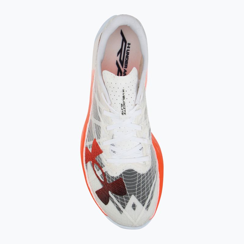 Buty do biegania męskie Under Armour Velocity Elite 2 white/ares red/black 5