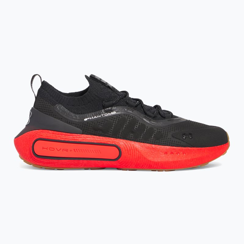 Buty męskie Under Armour Phantom 4 black/lava red/metallic silver 8