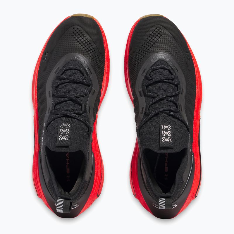 Buty męskie Under Armour Phantom 4 black/lava red/metallic silver 11