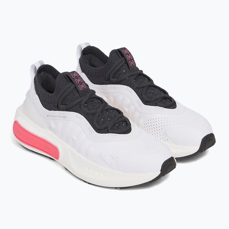Buty damskie Under Armour Phantom 4 white/anthracite/super pink 3