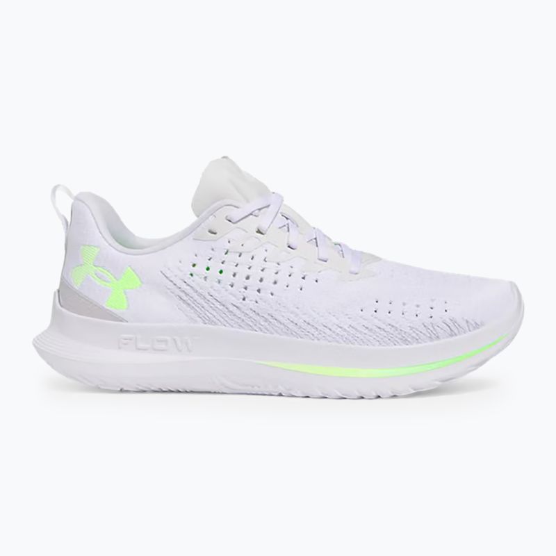 Buty do biegania męskie Under Armour Velociti 4 white/white/hyper green 8