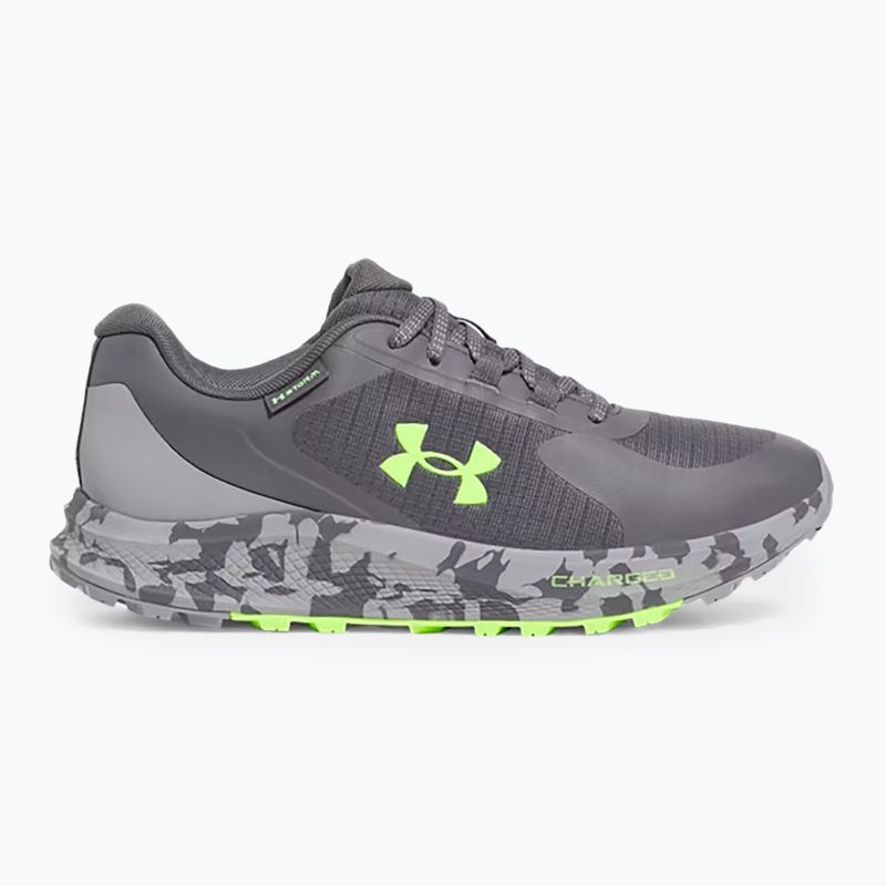 Buty do biegania męskie Under Armour Charged Bandit Trail 3 castlerock/steel/hyper green 8