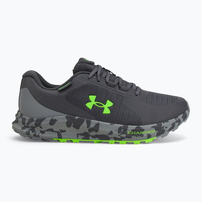Buty do biegania męskie Under Armour Charged Bandit Trail 3 castlerock/steel/hyper green 2