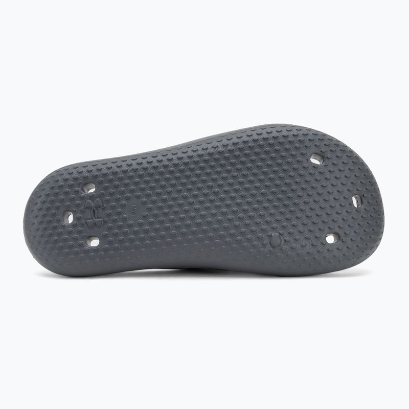 Klapki męskie Under Armour Locker V Slide castlerock/castlerock/ anthracite 4