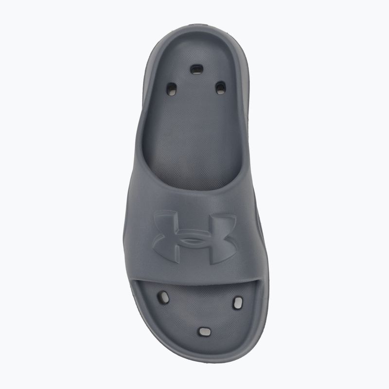 Klapki męskie Under Armour Locker V Slide castlerock/castlerock/ anthracite 5