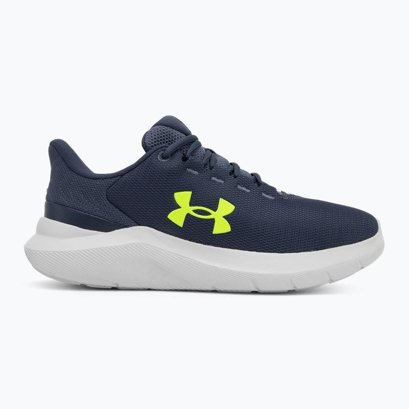 Buty do biegania męskie Under Armour Phade RN 3 downpour gray/downpour gray/hyper green 2
