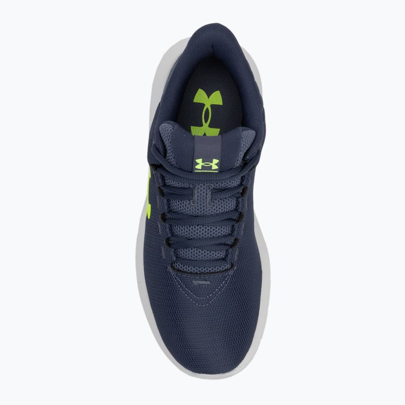 Buty do biegania męskie Under Armour Phade RN 3 downpour gray/downpour gray/hyper green 5