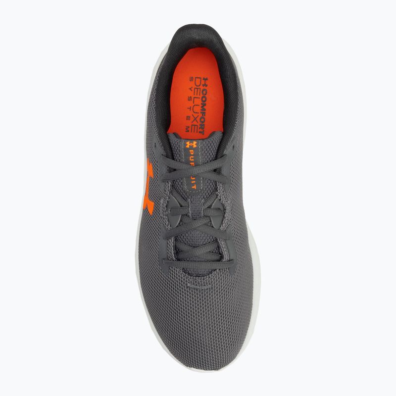 Buty do biegania męskie Under Armour Charged Pursuit 4 castlerock/anthracite/blaze orange 5