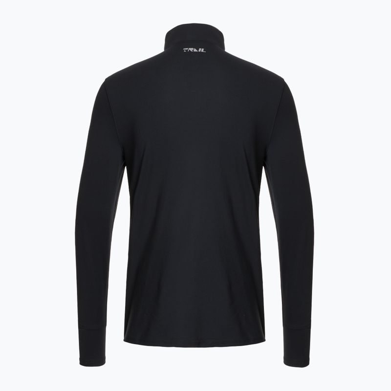 Bluza do biegania męska Under Armour Trail Run Quarter Zip black/reflective 2