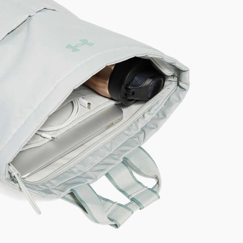 Plecak miejski damski Under Armour Studio Lite 16 l hydro green/silica green 4
