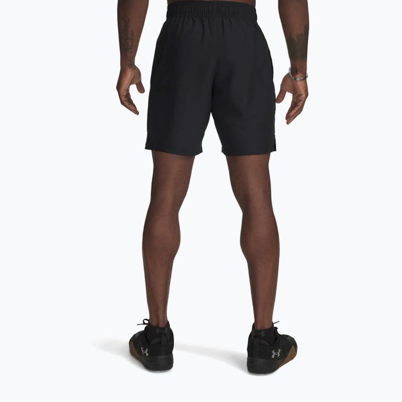 Spodenki treningowe męskie Under Armour Woven Wordmark black 2