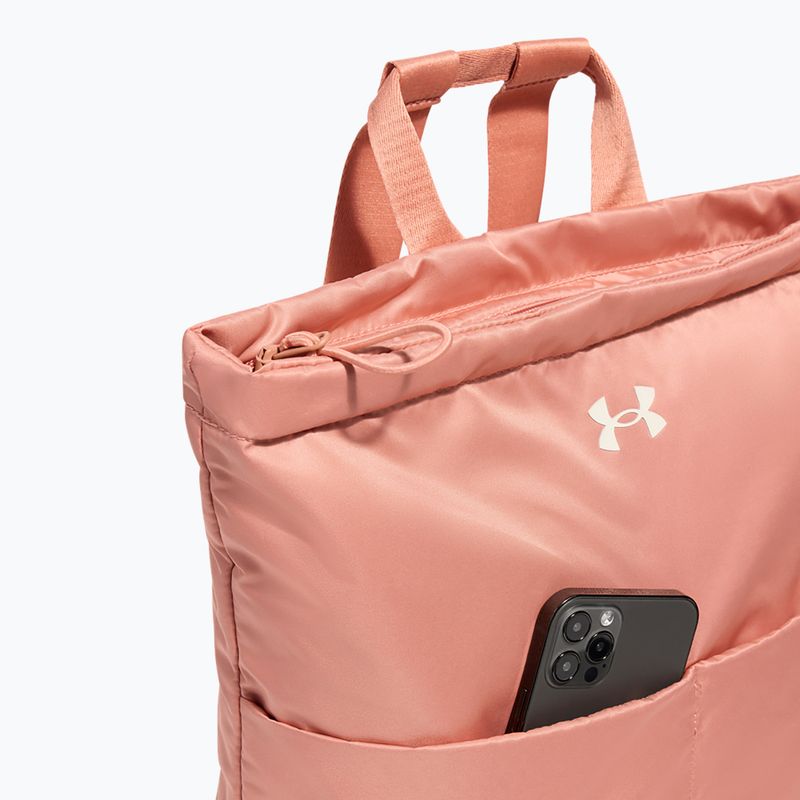 Plecak miejski damski Under Armour Studio Lite 16 l hydro canyon pink/black 3