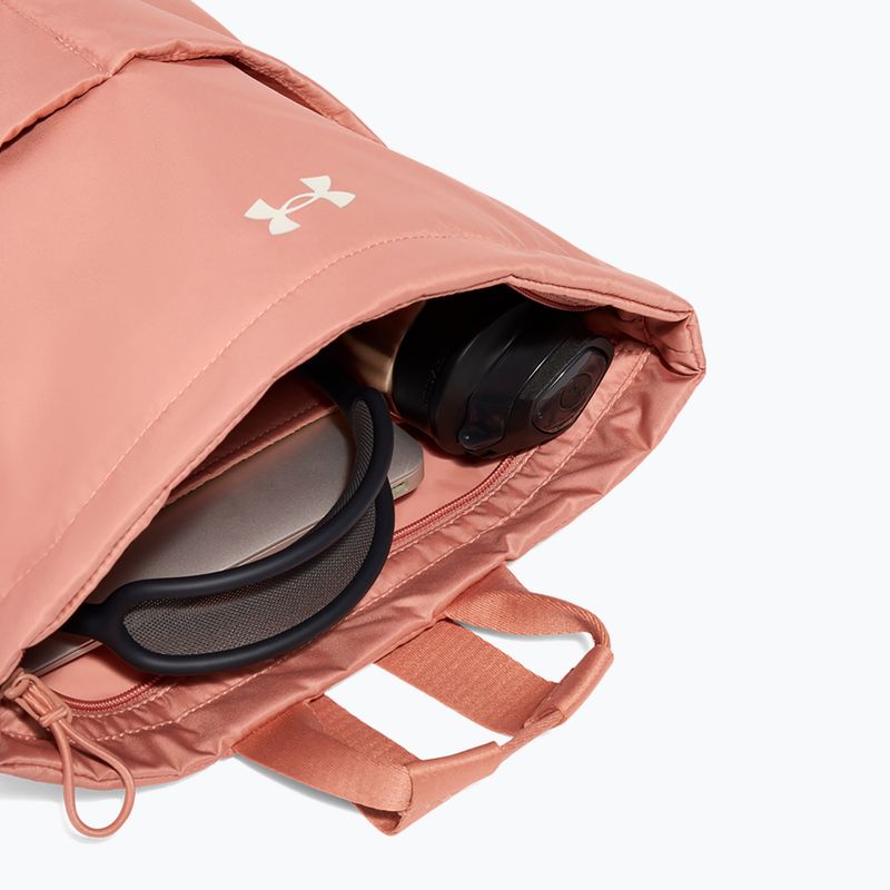 Plecak miejski damski Under Armour Studio Lite 16 l hydro canyon pink/black 4