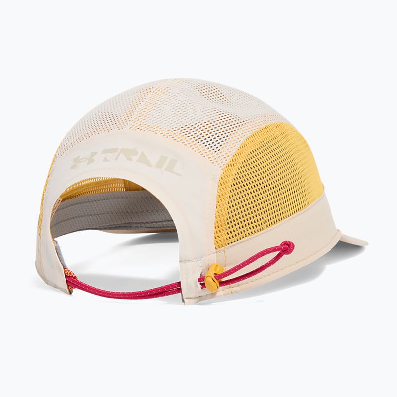 Czapka z daszkiem męska Under Armour Launch Camper stone/noble gold/reflective 2