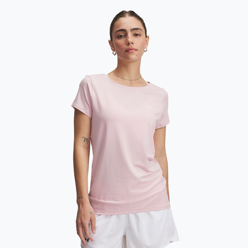 Koszulka treningowa damska Under Armour Heat Gear Armour prime pink/white