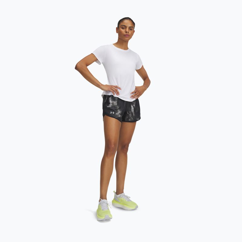 Spodenki do biegania damskie Under Armour Fly By 3" Printed black/reflective 2