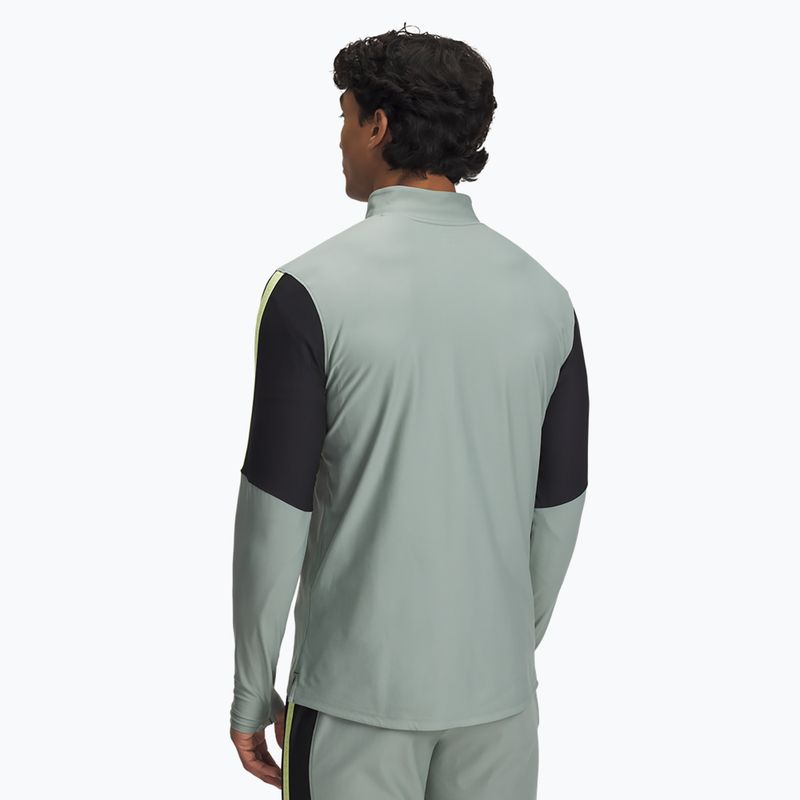 Bluza piłkarska męska Under Armour Challenger Pro 1/4 Zip silica green/black/sonic yellow 2