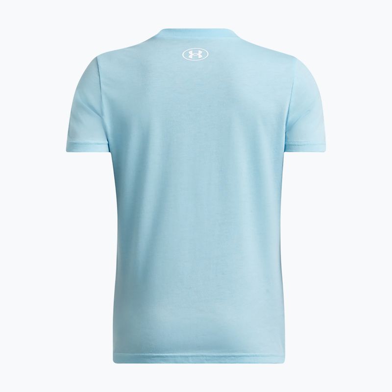 Koszulka dziecięca Under Armour Sportstyle Left Chest blue 2